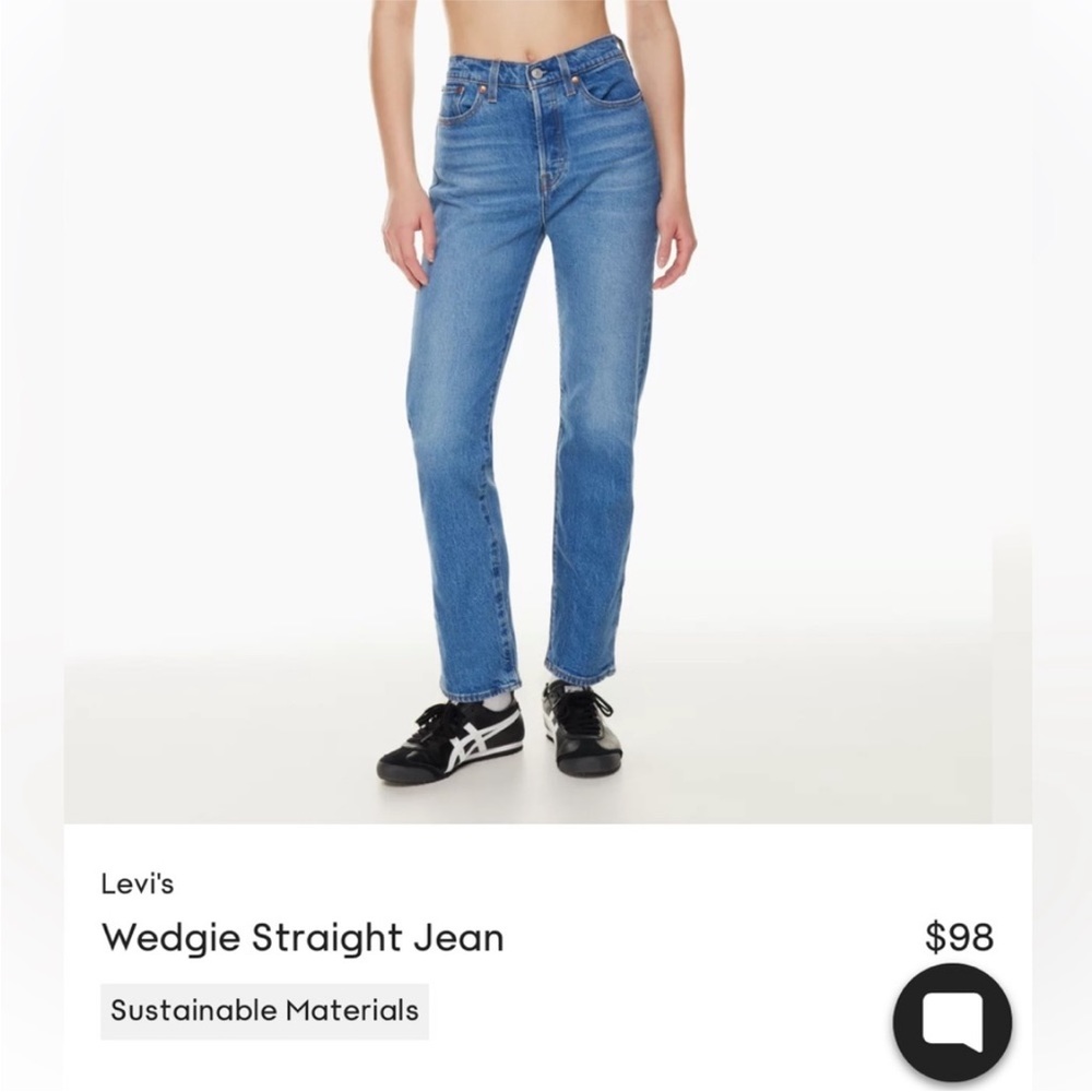 Levi's Wedgie Straight Jean - Jazz Jive Sound